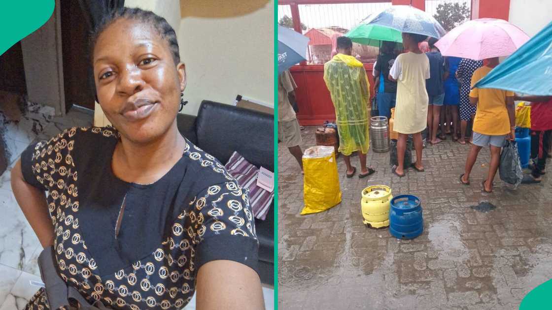 A Nigerian lady who used to buy 12 kg of cooking gas for N13,000 laments the new price