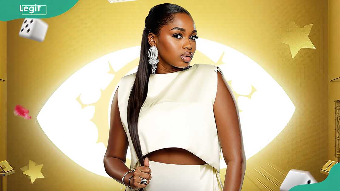 Sabrina Idukpaye posing confidently with her gaze directed just off-camera