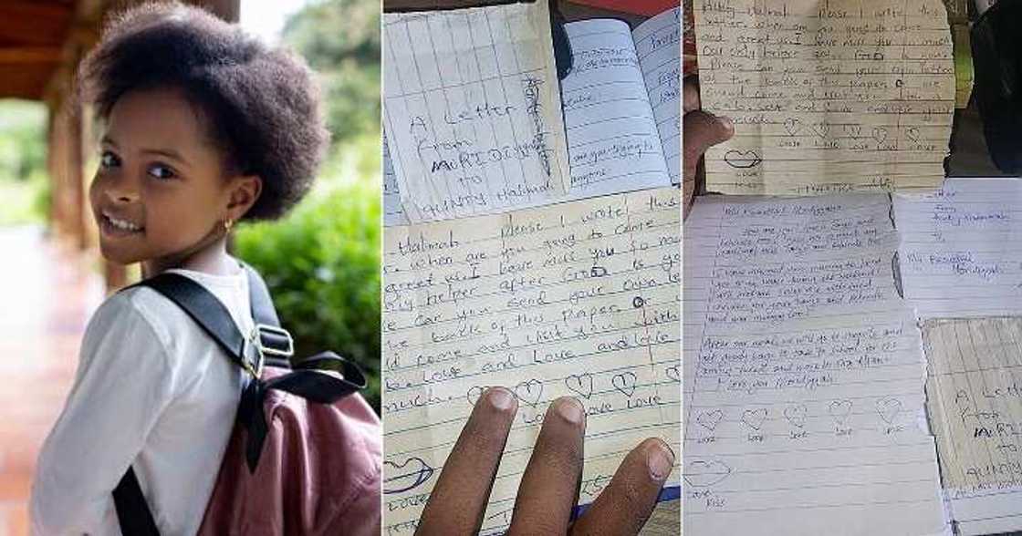 9-year-old girl abandoned by dad writes a letter to helper 9-year-old girl abandoned by dad writes a letter to helper