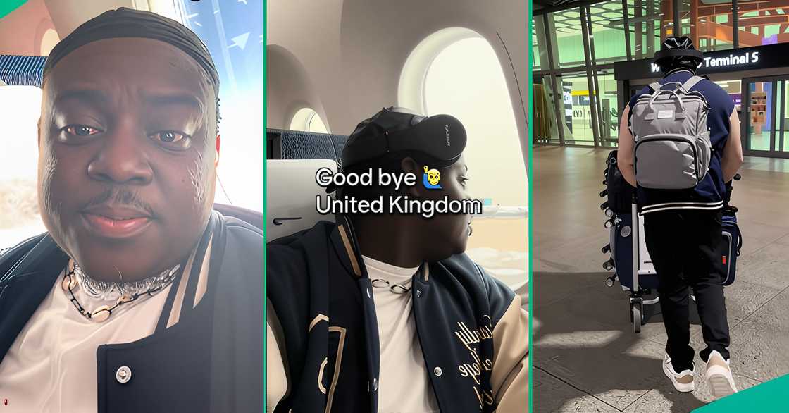 A man who was based in the UK expresses his relief as he returns to Nigeria permanently. A man who was based in the UK expresses his relief as he returns to Nigeria permanently.