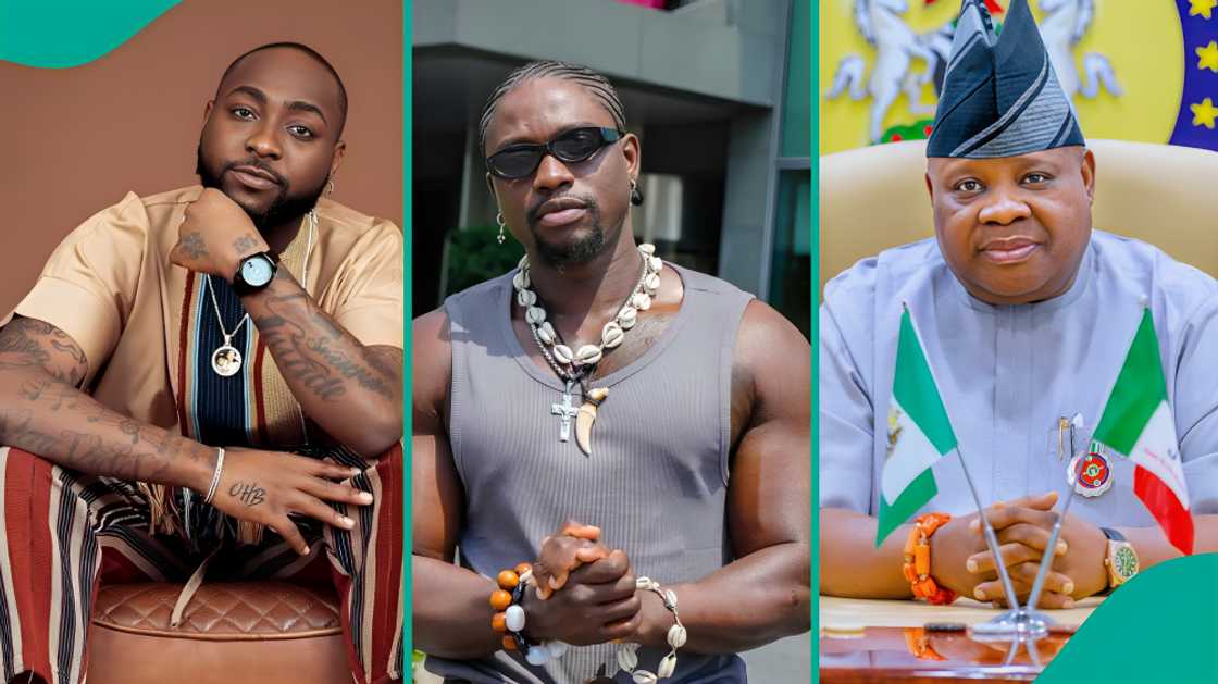 Davido reacts as VDM labels his uncle Governor Adeleke an APC puppet