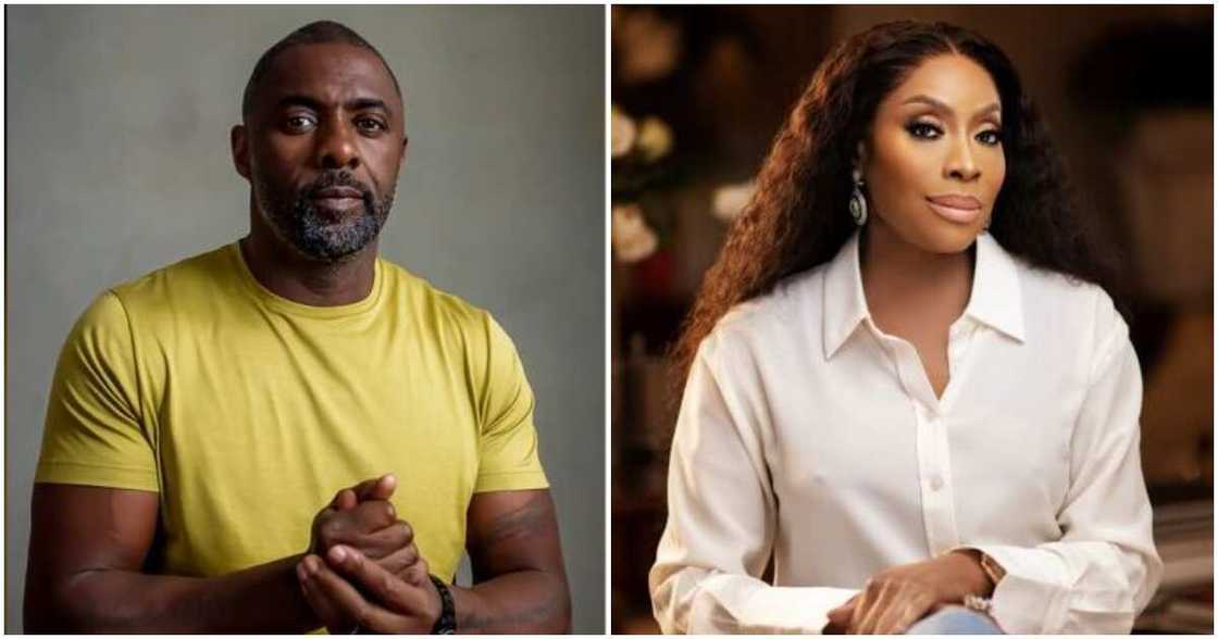 Photos of Idris Elba and Mo Abudu