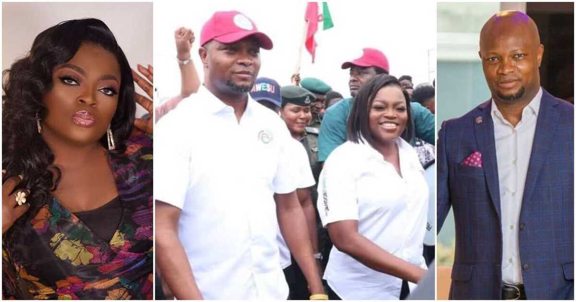 Funke Akindele and Jandor. Credit: @funkejenifaakindele @officialjandor Funke Akindele and Jandor. Credit: @funkejenifaakindele @officialjandor