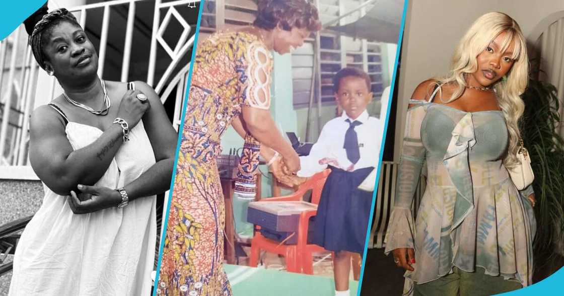Gyakie shares old photo of herself receiving an award with her mother in Class 3 Gyakie shares old photo of herself receiving an award with her mother in Class 3
