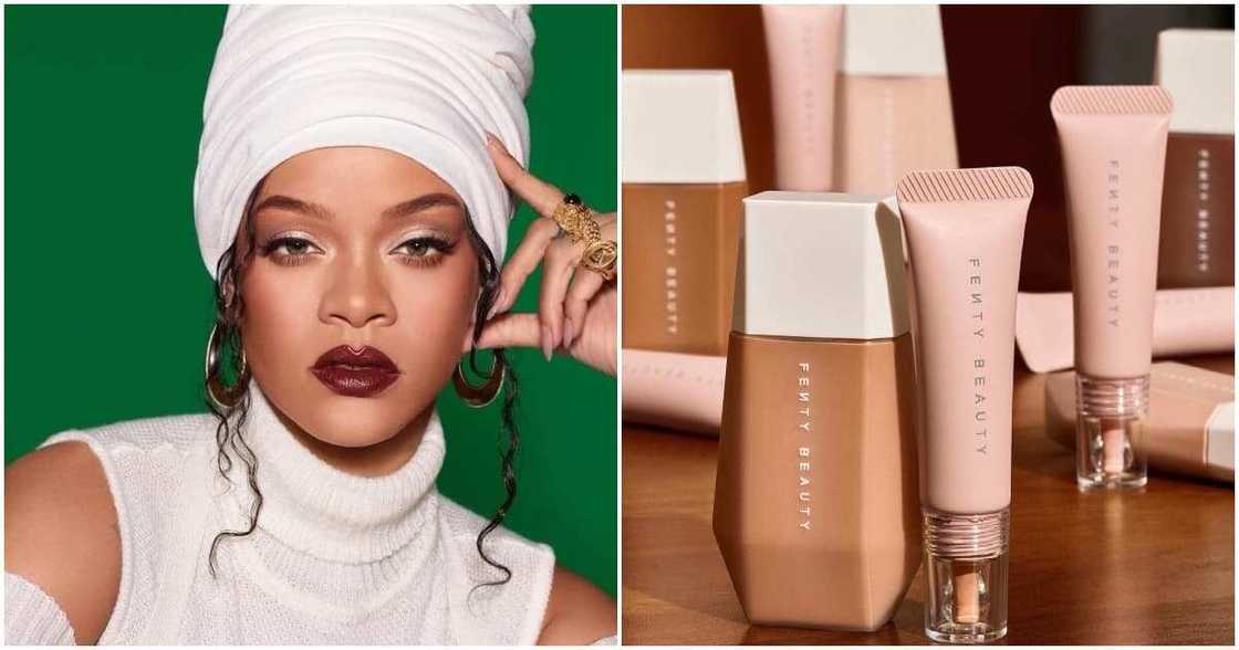 Photos of the singer and some of her products. Photos of the singer and some of her products.