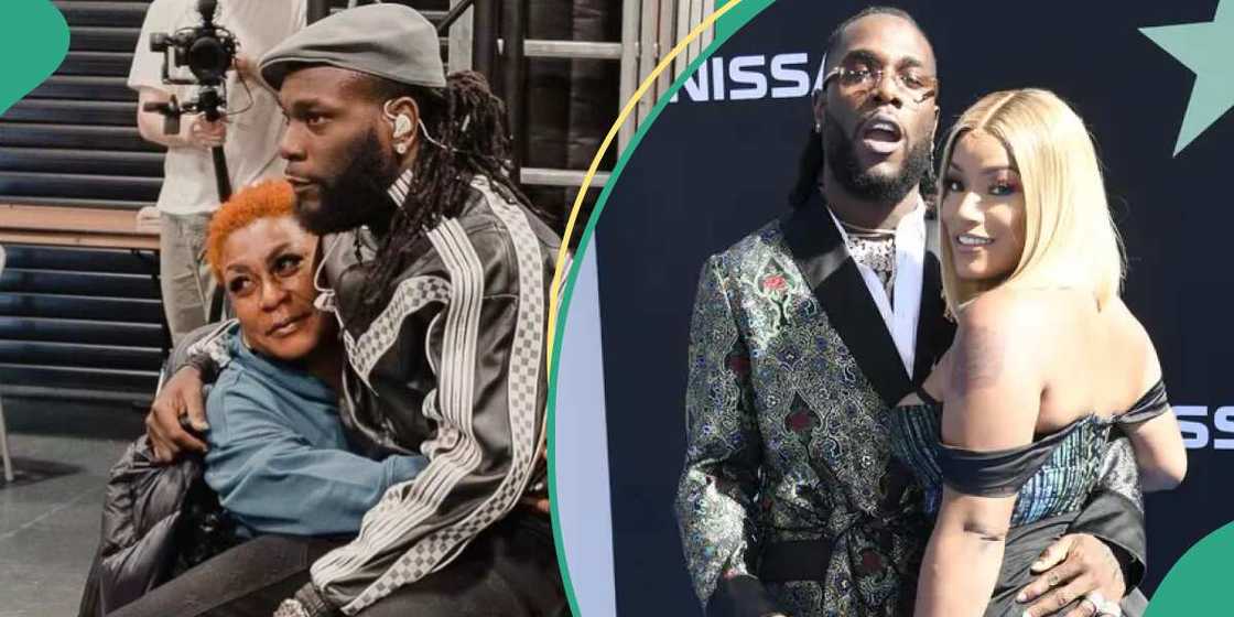 Burna Boy and mum Burna Boy and mum