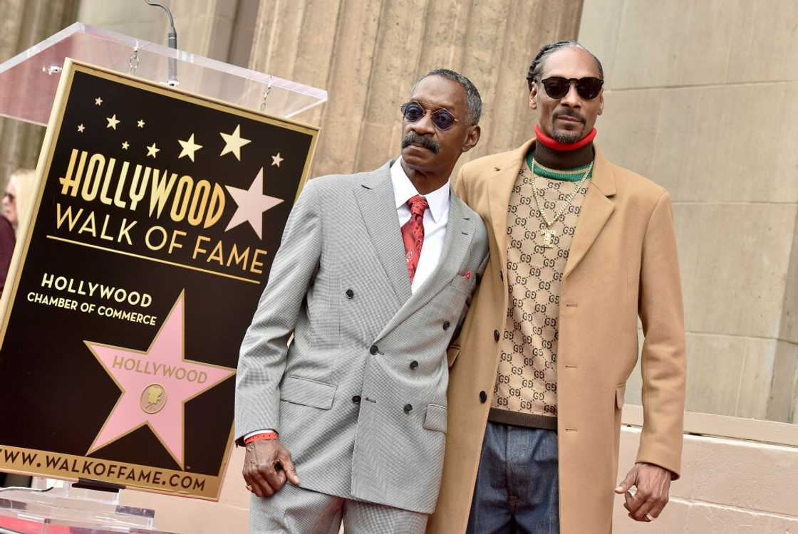 Snoop Dogg and father Vernell Varnado at an entertainment event in Hollywood, California Snoop Dogg and father Vernell Varnado at an entertainment event in Hollywood, California