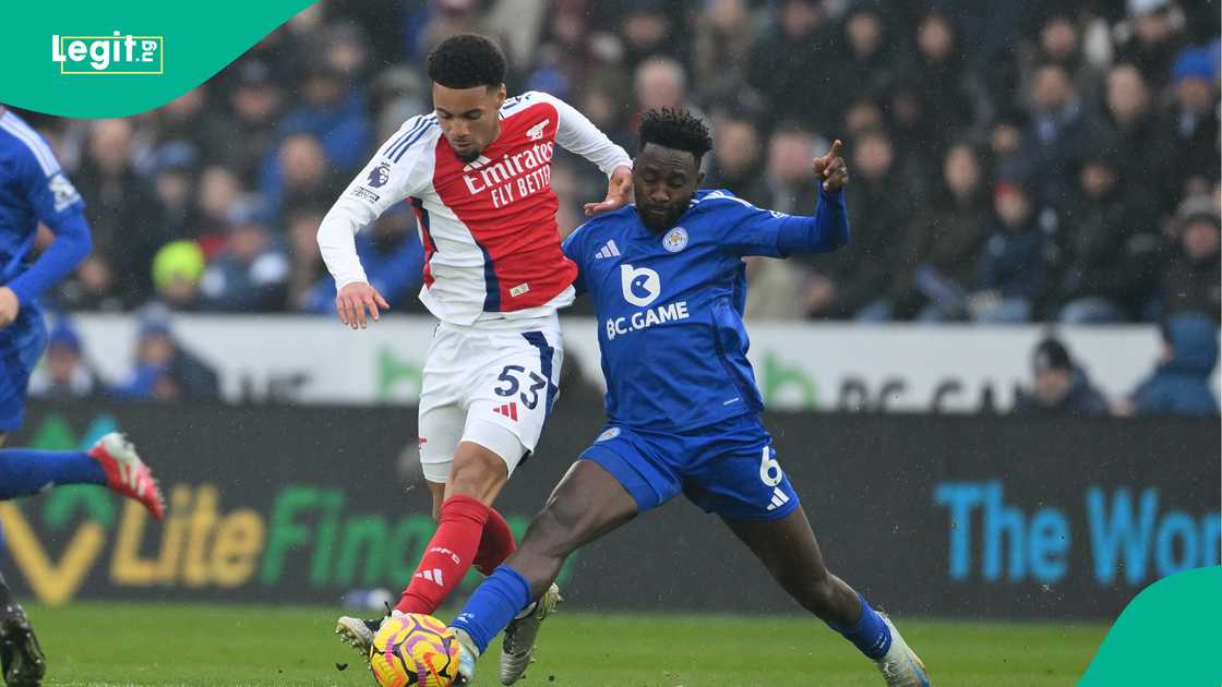 Wilfred Ndidi in Leicester City vs Arsenal