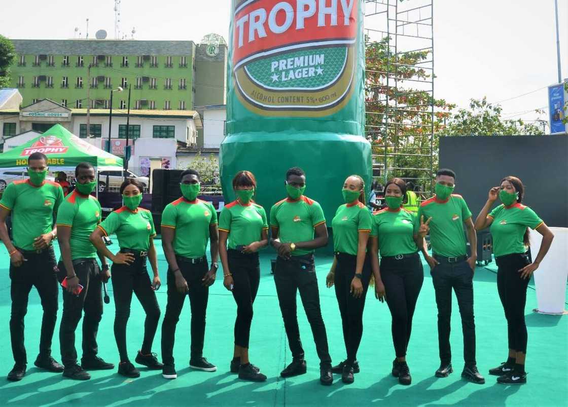 Trophy Celebrates Leading Beer Brand Position with Unveiling of Tallest Beer Bottle