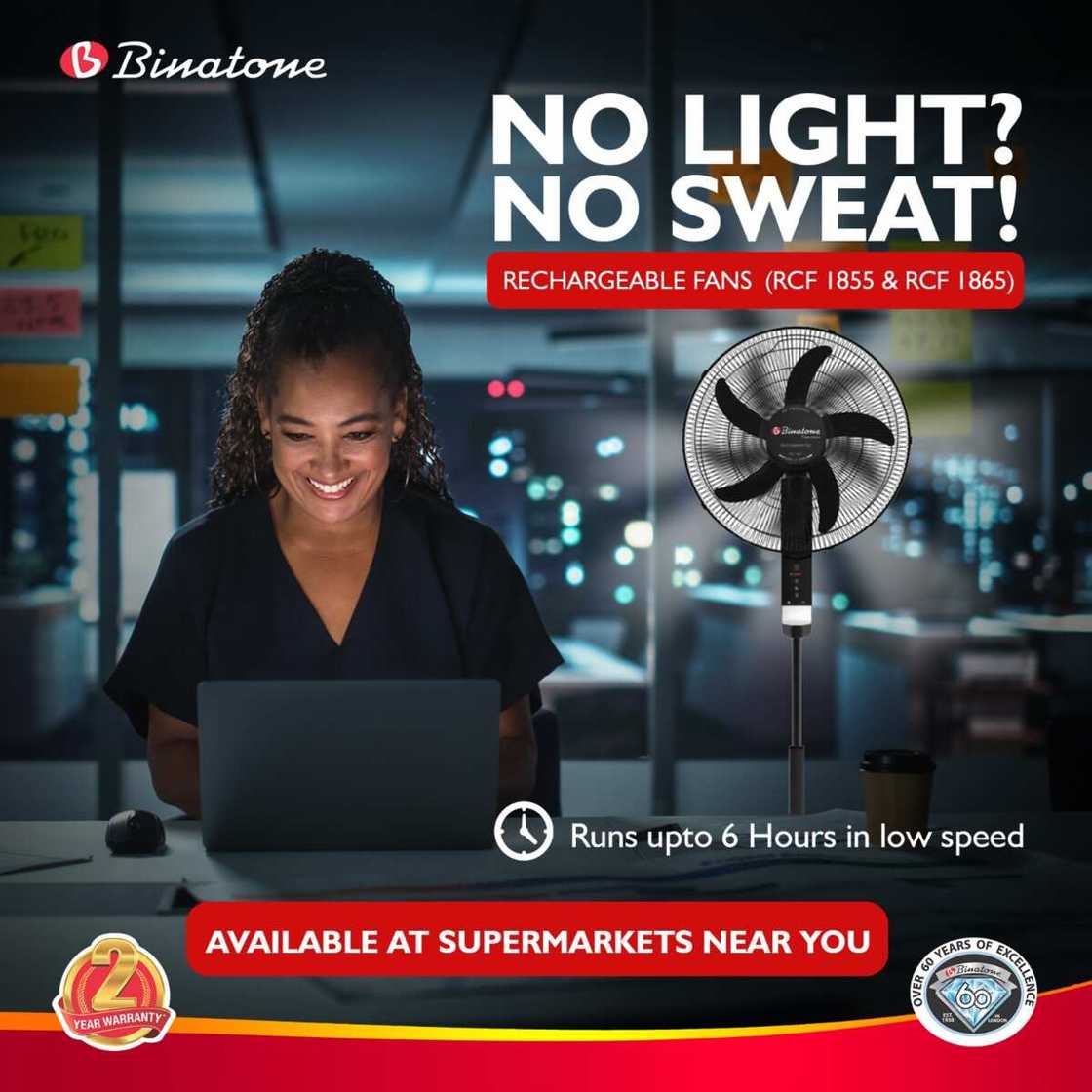 Binatone Rechargeable Fans Provide Great Value During this Rainy Season Binatone Rechargeable Fans Provide Great Value During this Rainy Season