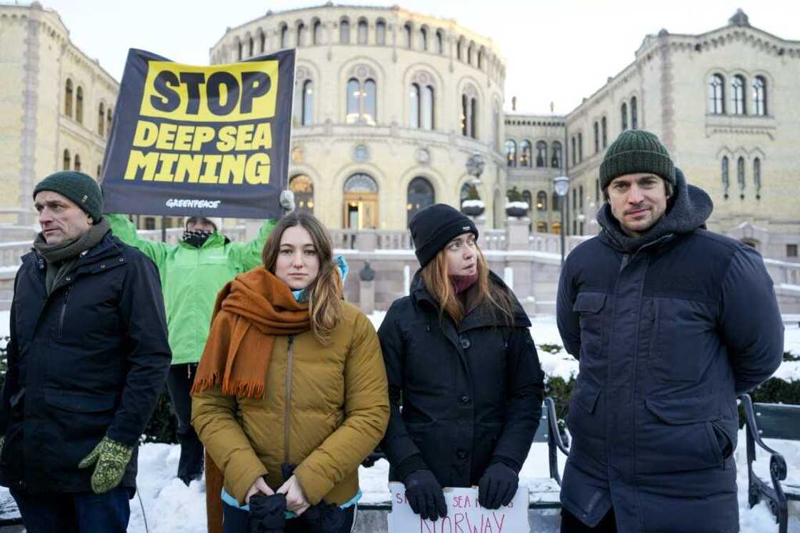 Environmental activists worried about the potential impact of deep-sea mining protested outside of Norway's parliament as lawmakers debated and approved a measure that allows exploration to begin Environmental activists worried about the potential impact of deep-sea mining protested outside of Norway's parliament as lawmakers debated and approved a measure that allows exploration to begin