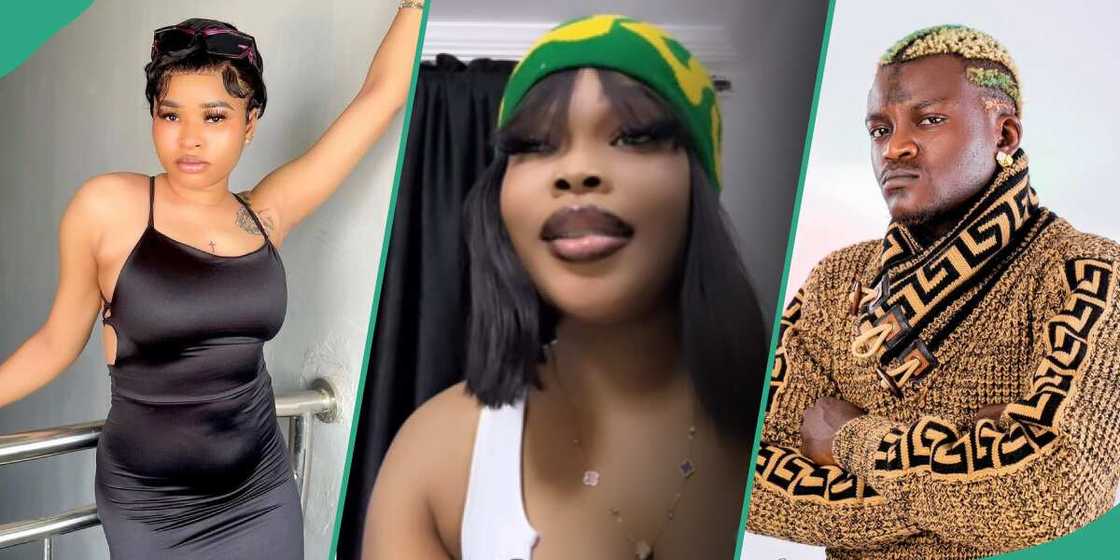 Portable's wife, Queen Dami, wages online war against the singer's ex-lover. Portable's wife, Queen Dami, wages online war against the singer's ex-lover.