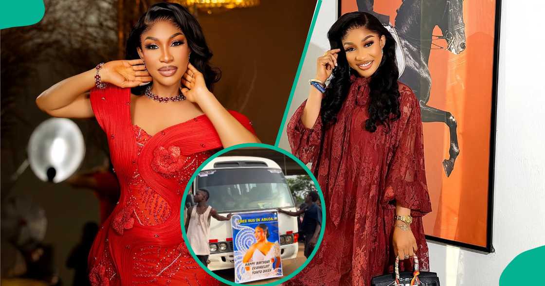 Tonto Dikeh shares what a fan did to celebrate her on her birthday Tonto Dikeh shares what a fan did to celebrate her on her birthday