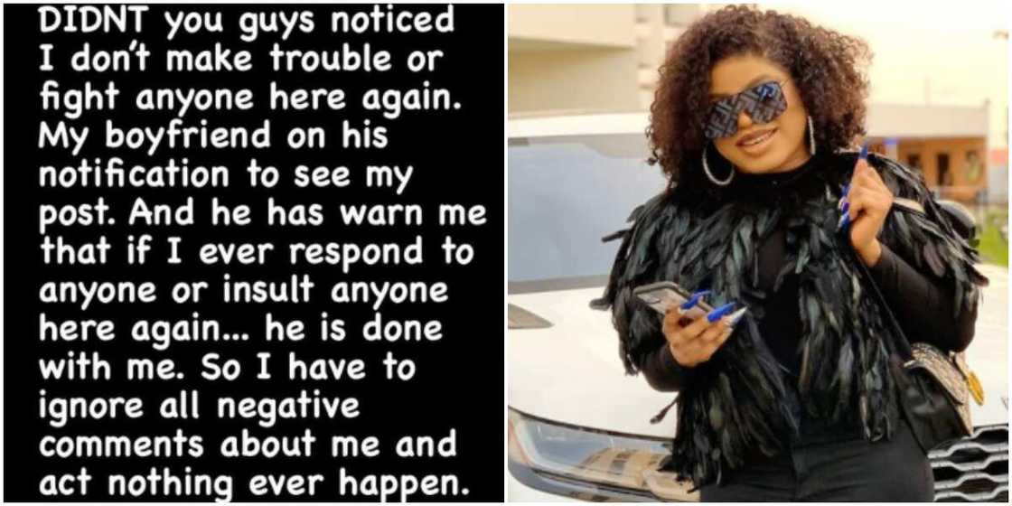 Bobrisky's Boyfriend is holding him down Bobrisky's Boyfriend is holding him down