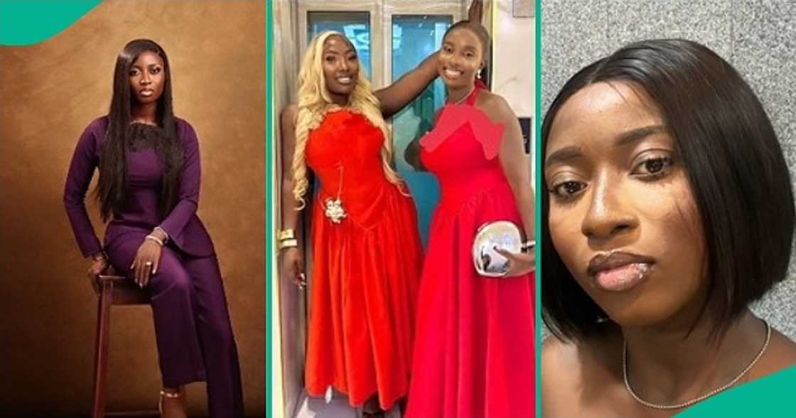Lady snaps with stranger who coincidentally wore the same outfit with her. Lady snaps with stranger who coincidentally wore the same outfit with her.