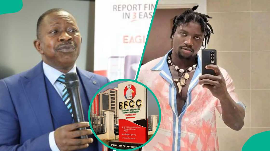 EFCC's spokesperson Dele Oyewale gives reason for VDM's arrest. EFCC's spokesperson Dele Oyewale gives reason for VDM's arrest.