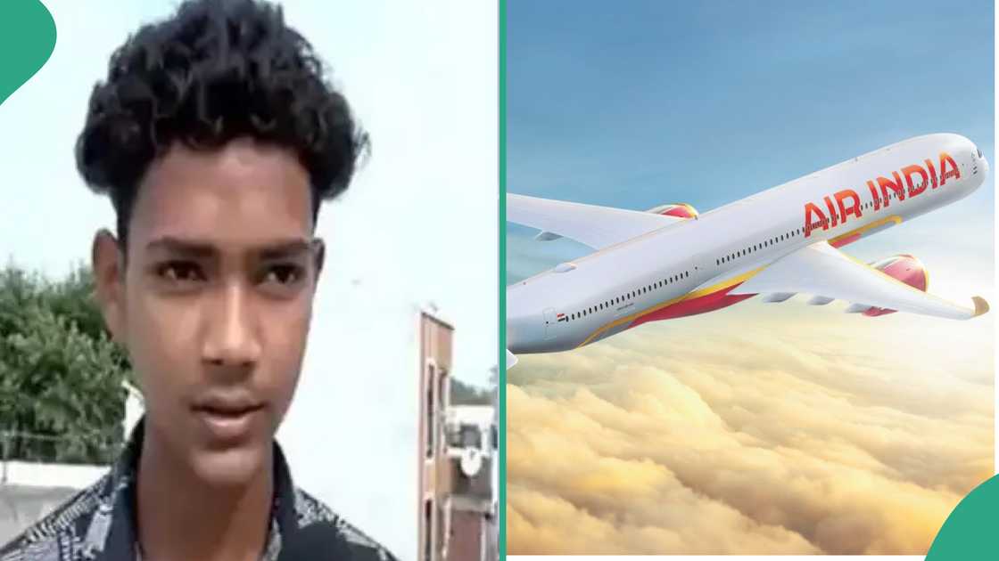 Seventeen-year-old Aryan Asari, witnessed Air India plane crash Seventeen-year-old Aryan Asari, witnessed Air India plane crash