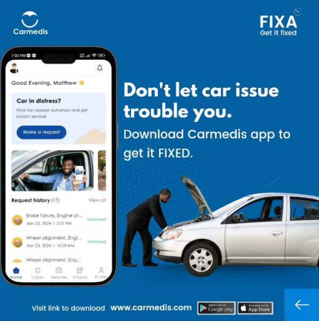 Carmedis: Putting an end to dubious mechanics and solving car troubles with ease using technology Carmedis: Putting an end to dubious mechanics and solving car troubles with ease using technology