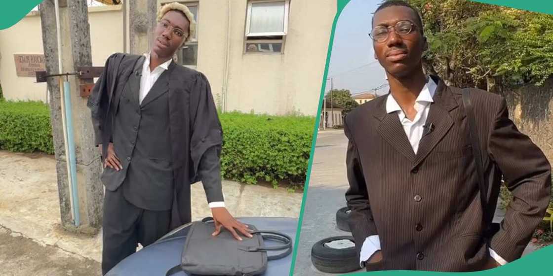 Layi Wasabi reveals the suits he wears belong to his grand father. Layi Wasabi reveals the suits he wears belong to his grand father.