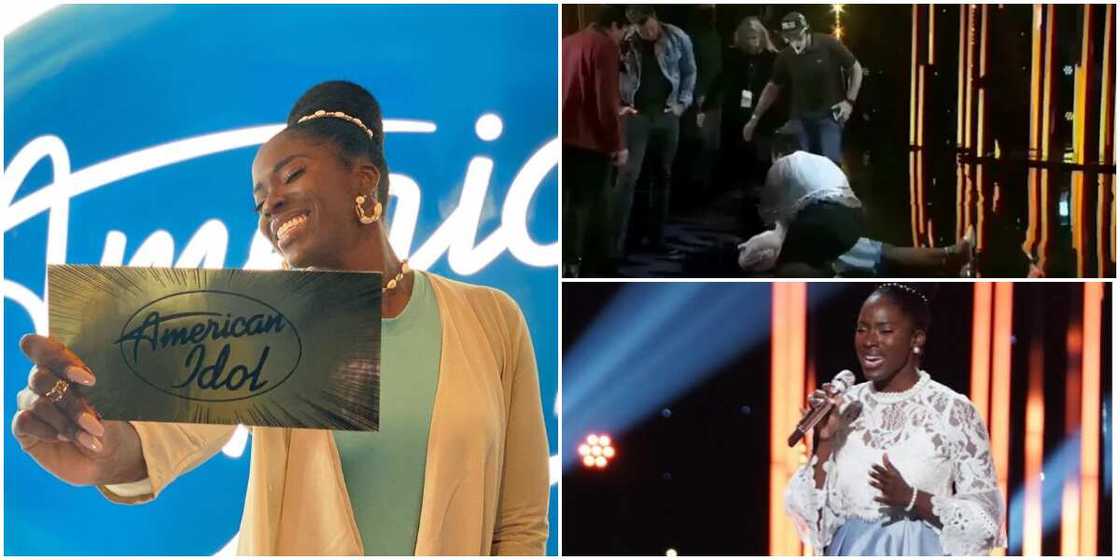 American Idol: Nigeria's Funke Lagoke Speaks after Collapsing on Stage while Receiving Judges' Feedback American Idol: Nigeria's Funke Lagoke Speaks after Collapsing on Stage while Receiving Judges' Feedback