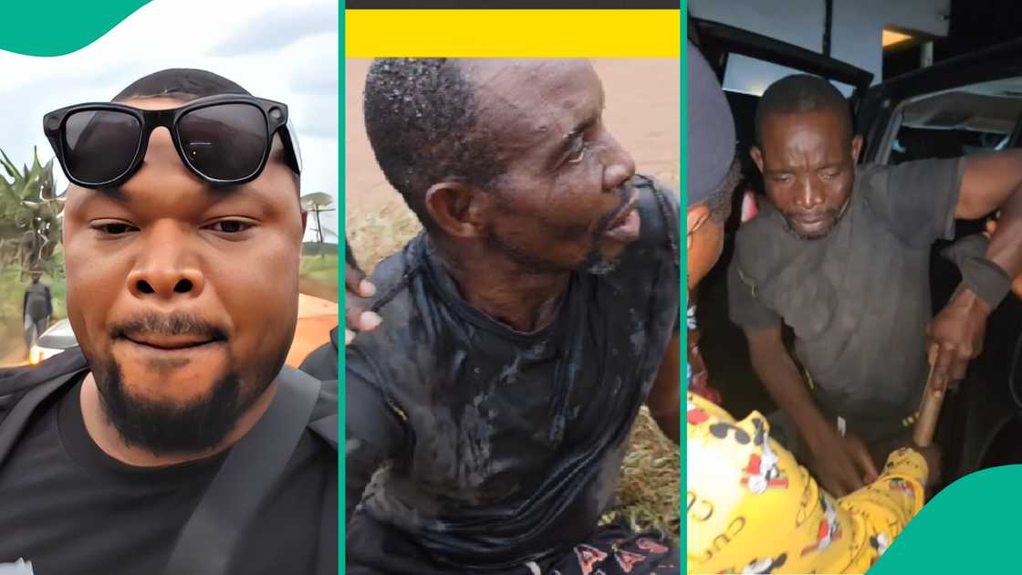 Man rescued from kidnappers.