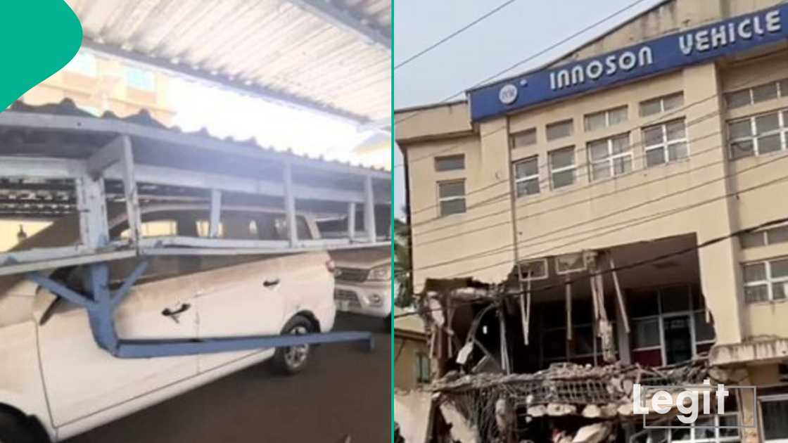 Innoson Vehicles, Innoson demolition, Anambra road project, Charles Soludo news, Nnewi demolition, Innocent Chukwuma, Innoson showroom Innoson Vehicles, Innoson demolition, Anambra road project, Charles Soludo news, Nnewi demolition, Innocent Chukwuma, Innoson showroom