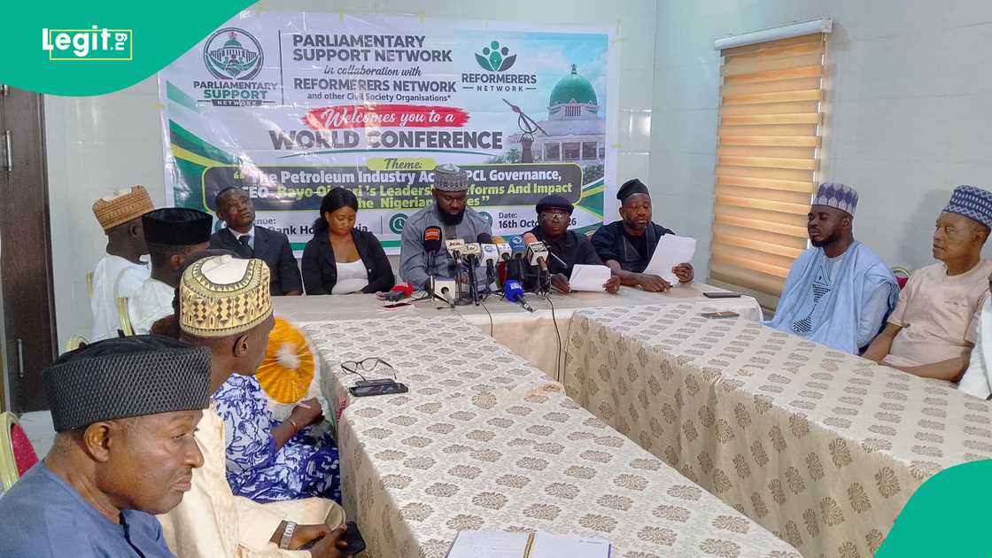 NNPCL CEO Bashir Bayo Ojulari, NNPCL 2025 audited accounts, NNPCL ₦7.2 trillion profit, ₦66 fuel discount Nigeria, NNPCL crude oil production, Petroleum Industry Act reforms, Parliamentary Support Network on Legit.ng