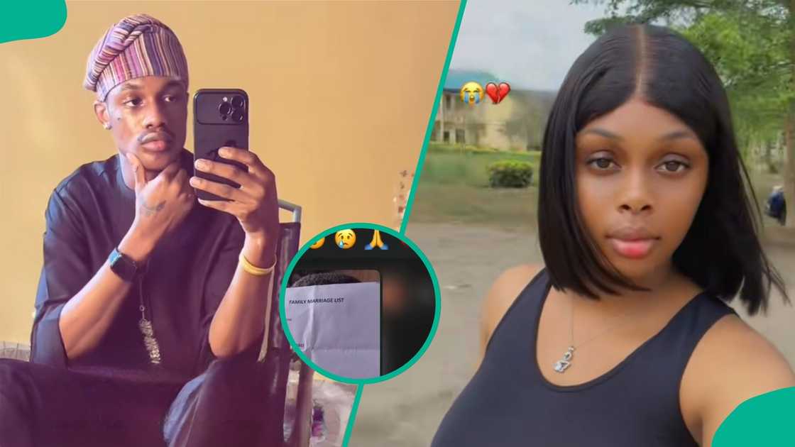 A young Nigerian lady discovered a comprehensive traditional bride price list hidden inside her boyfriend's apartment.