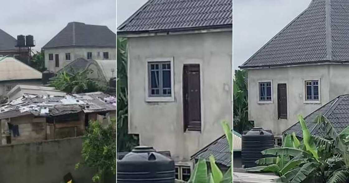 Nigerian man shares video of strange building