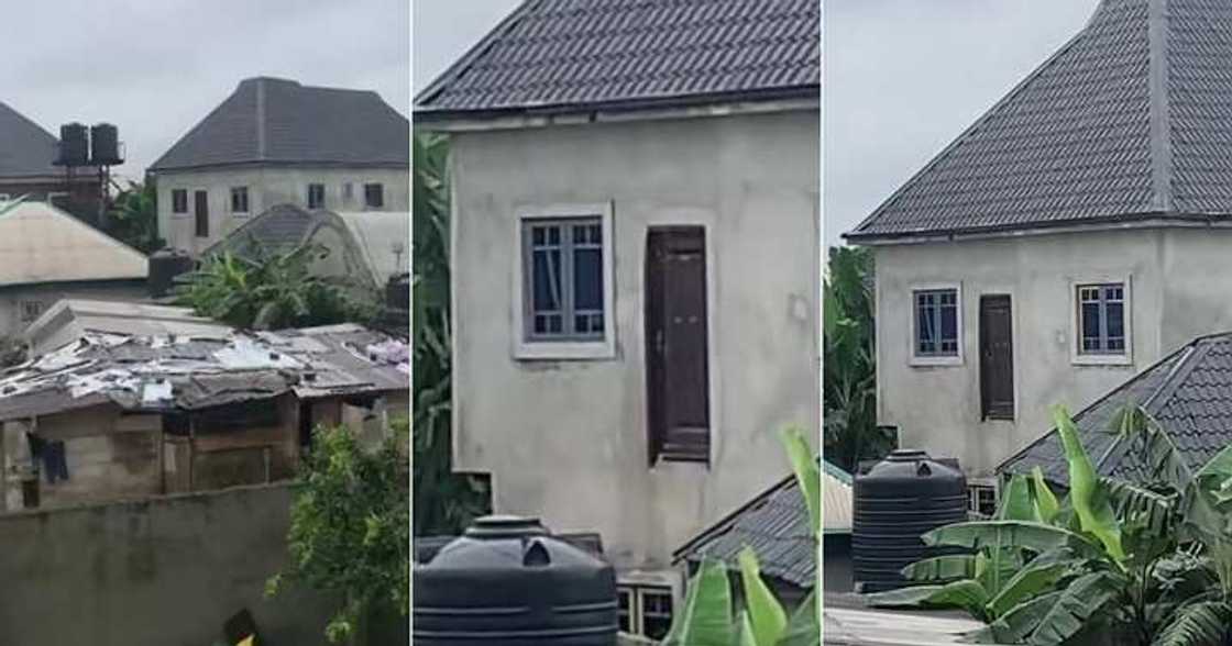 Nigerian man shares video of strange building Nigerian man shares video of strange building