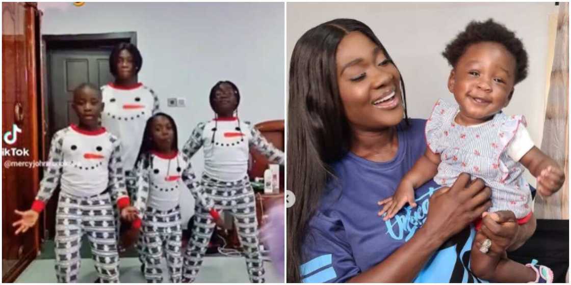 Mercy Johnson and her beautiful kids