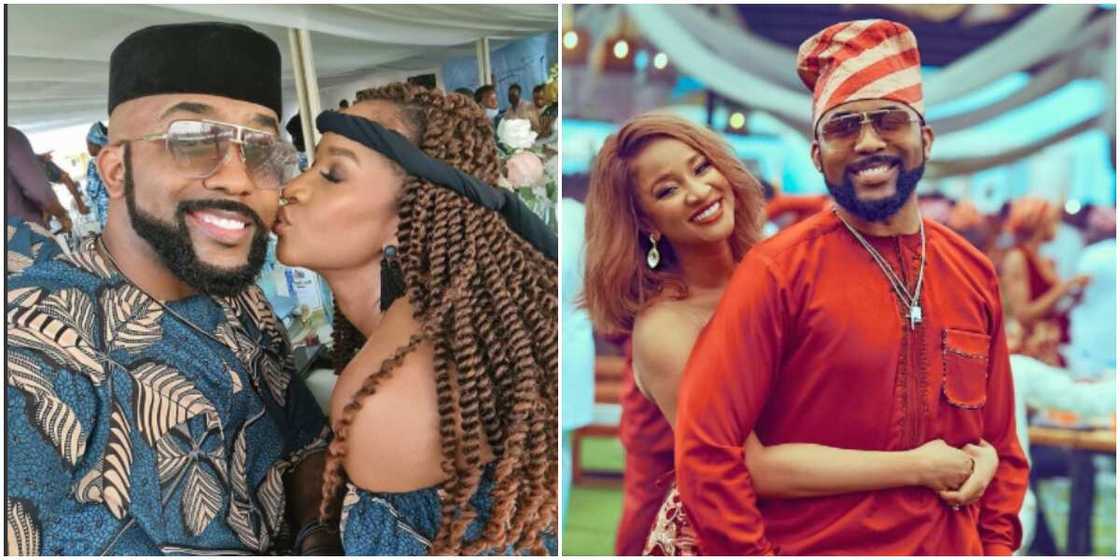 Banky W and wife Adesua Banky W and wife Adesua
