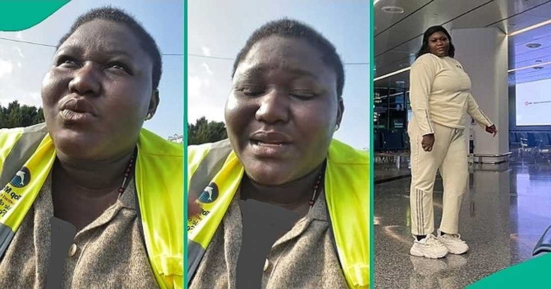Lady who went for job interview in UK gets disappointed.