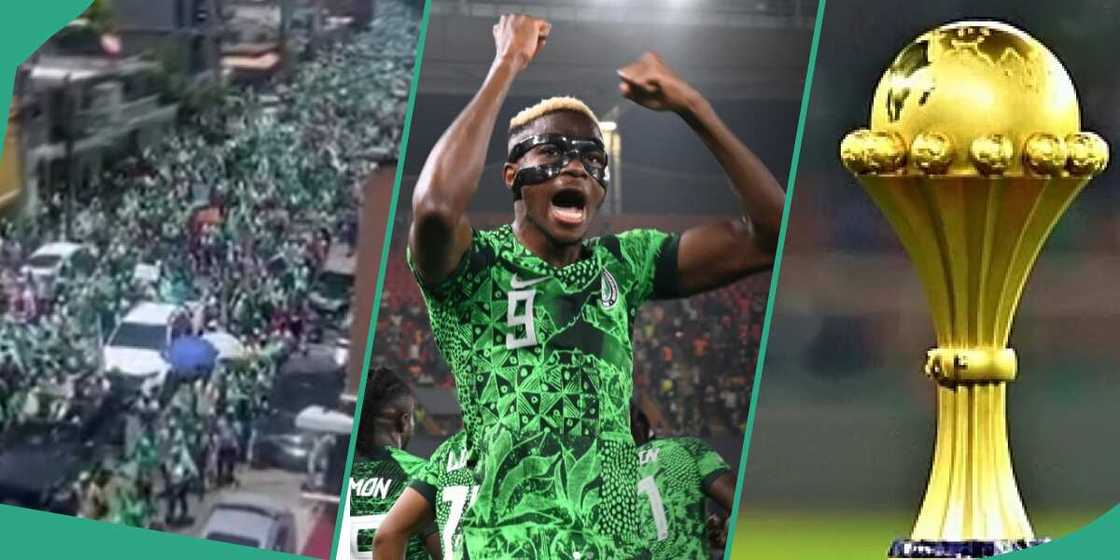 AFCON 2023: Nigeria's supporters cause traffic in Ivory Coast.