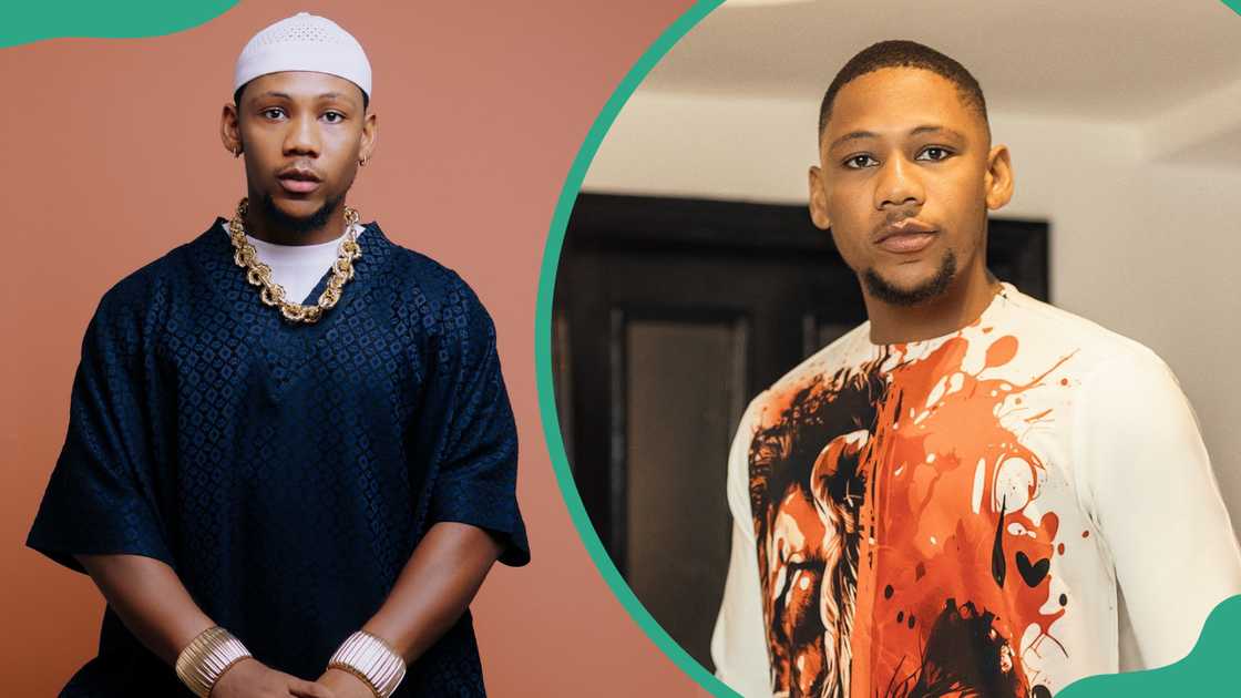 Chuks Joseph in Lagos, Nigeria (L). Chuks Joseph in Abuja, Nigeria (R).