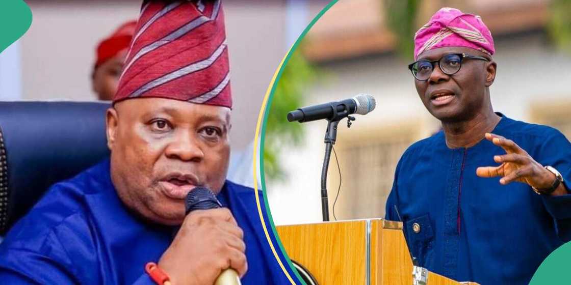 Ademola Adeleke and Babajide Sanwo-Olu Ademola Adeleke and Babajide Sanwo-Olu