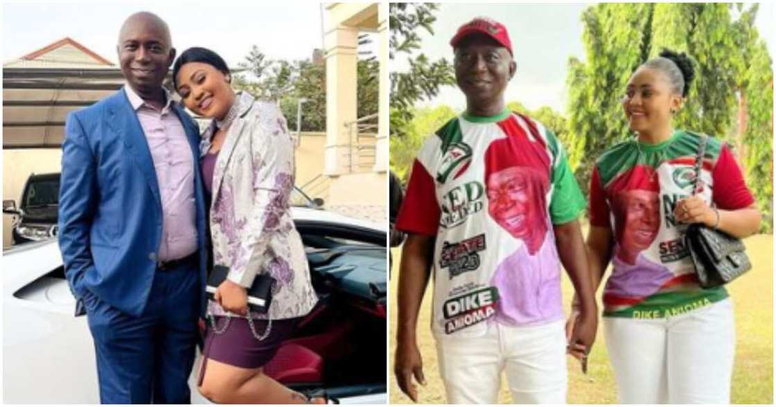 Actress Regina Daniels and politician husband