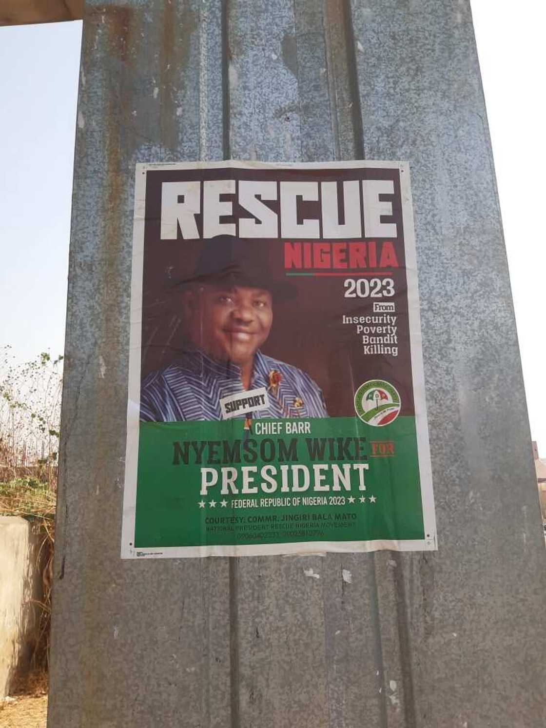 This governor is trying to become Nigeria's president, his posters are now in Abuja This governor is trying to become Nigeria's president, his posters are now in Abuja