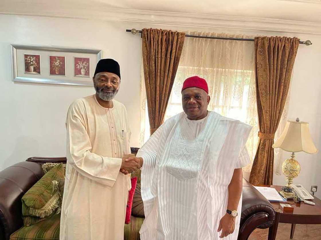 Late Abacha's son and Kalu Late Abacha's son and Kalu