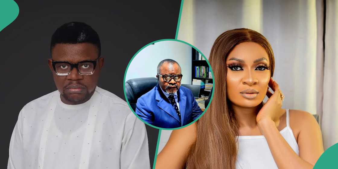 Comedian Baba De Baba makes allegations against May Edochie, lawyer. Comedian Baba De Baba makes allegations against May Edochie, lawyer.