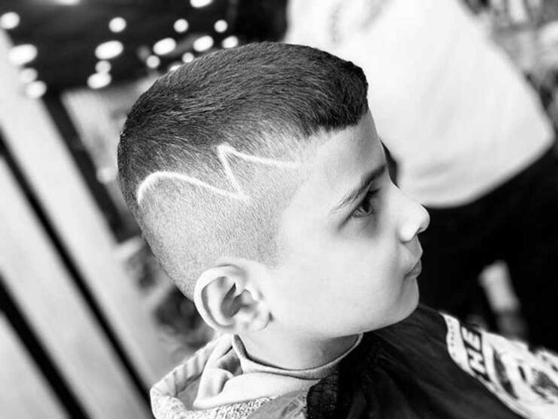 Military buzz cut Military buzz cut