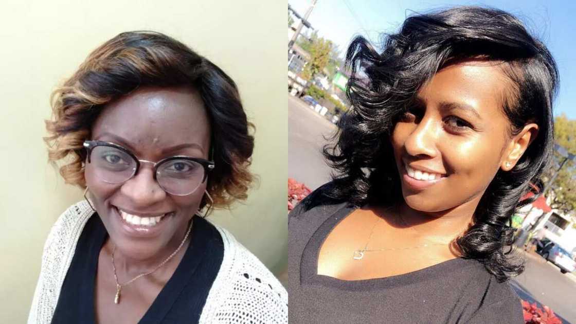 Short weave hairstyles with curly tops Short weave hairstyles with curly tops