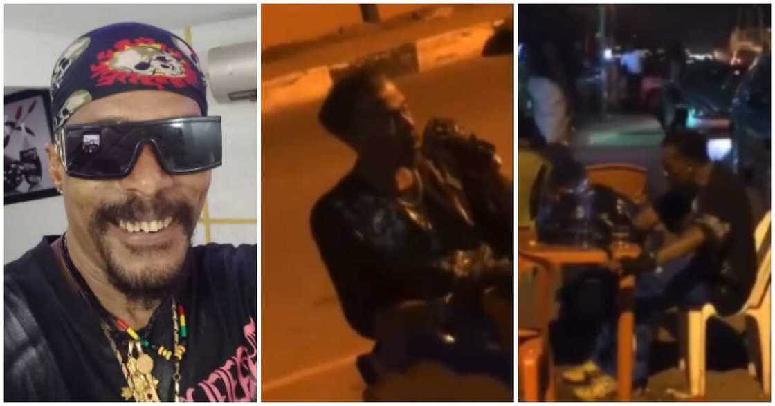 Hank Anuku spotted by roadside Hank Anuku spotted by roadside