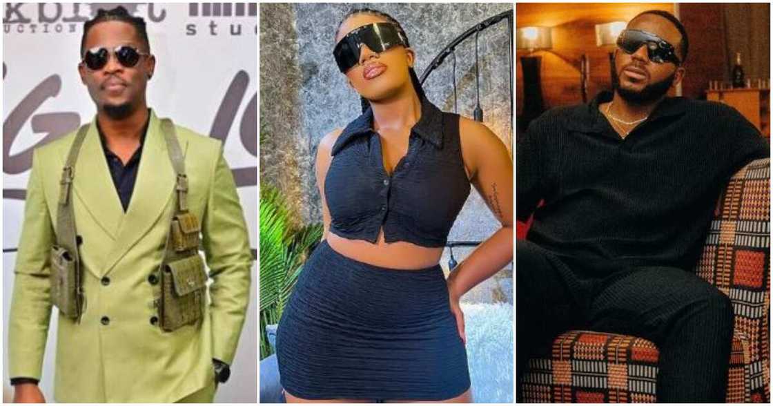 Big Brother Naija All Stars housemates Seyi, Angel and Kiddwaya Big Brother Naija All Stars housemates Seyi, Angel and Kiddwaya