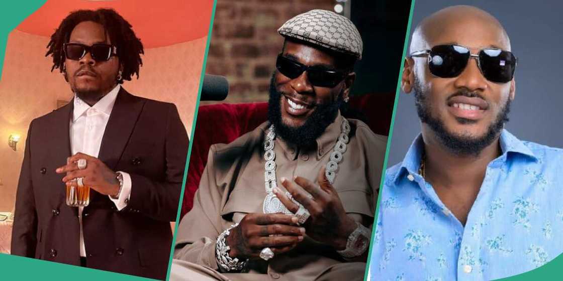 Burna Boy praises Olamide and 2baba Burna Boy praises Olamide and 2baba