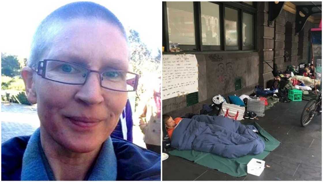 During one of her charity tours, she met a man who couldn't access his children because he lacks shelter. Photo source: Zebnow During one of her charity tours, she met a man who couldn't access his children because he lacks shelter. Photo source: Zebnow