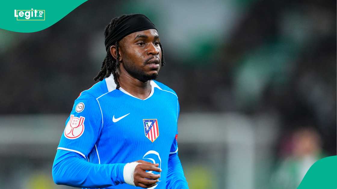 Ademola Lookman, Atletico Madrid, Real Betis, Copa del Rey, Spain. Ademola Lookman, Atletico Madrid, Real Betis, Copa del Rey, Spain.