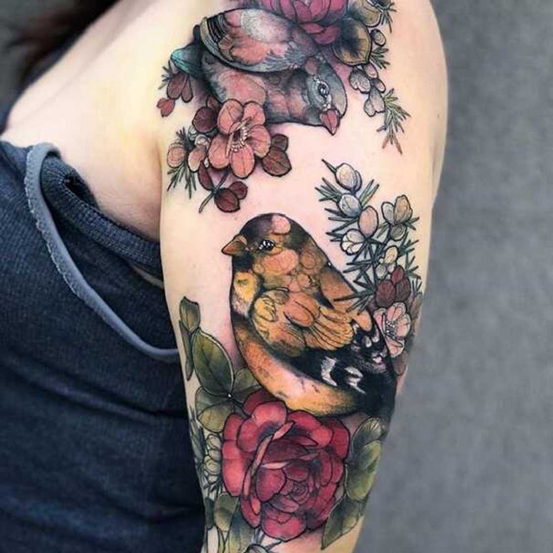 Floral tattoos