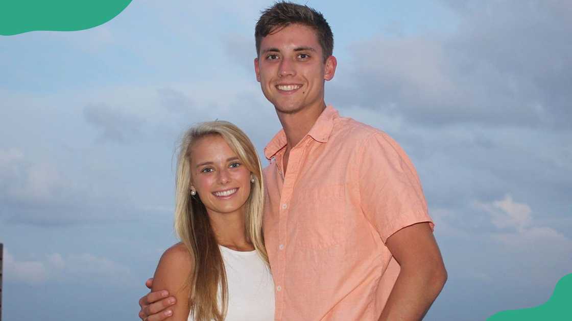 Olivia Weaver with her husband, Luke Weaver on 17 January 2018. Olivia Weaver with her husband, Luke Weaver on 17 January 2018.