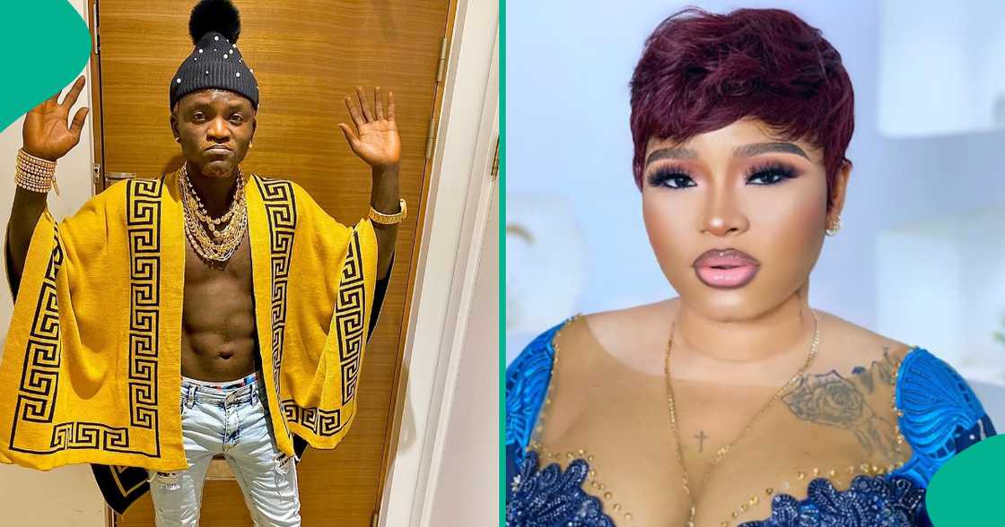 Portable's ex Queen Dami shares details about why she left him. Portable's ex Queen Dami shares details about why she left him.